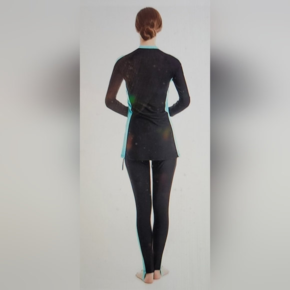 NWT SAVE THE CORAL DIVING SURFING SWIM SUN BLOCK PROTECTION  SPF SUIT - Picture 2 of 15